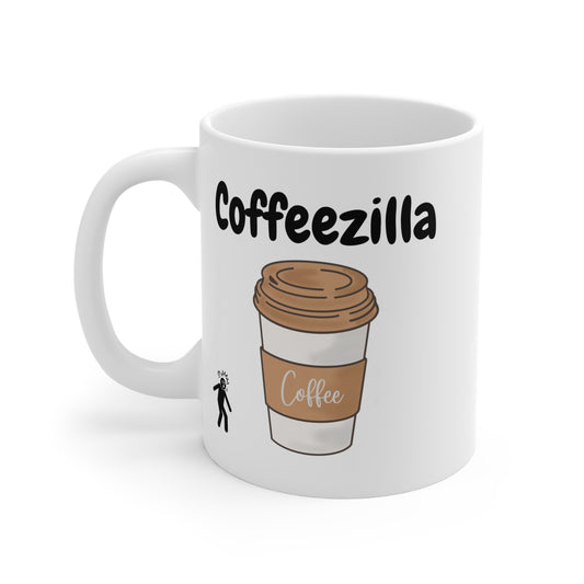 Coffeezilla Fun Mug - 11oz for Coffee Lovers