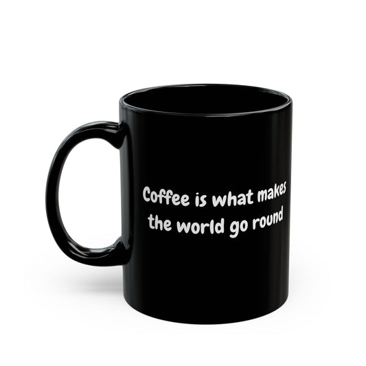Coffee Lover's Black Mug - 11oz & 15oz | Perfect Gift for Caffeine Enthusiasts