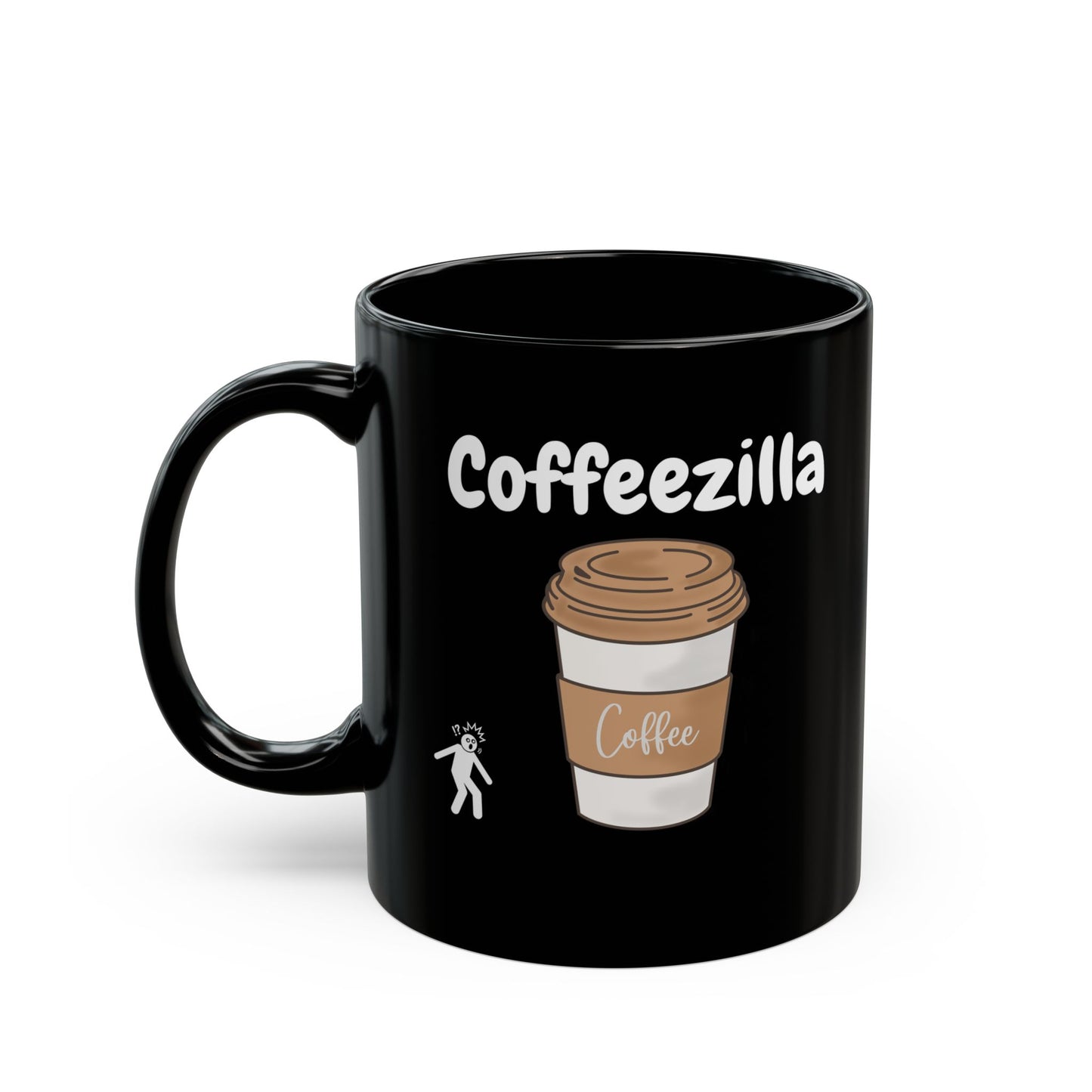 Coffeezilla Humor Mug - Fun 11oz & 15oz Coffee Cups