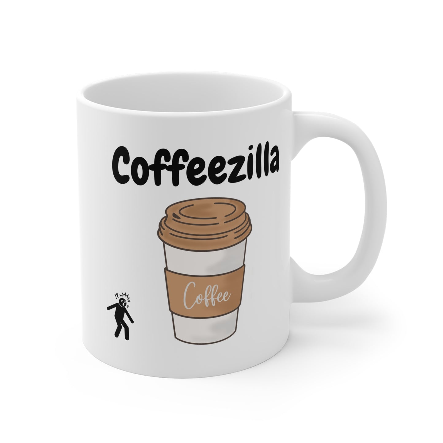 Coffeezilla Fun Mug - 11oz for Coffee Lovers