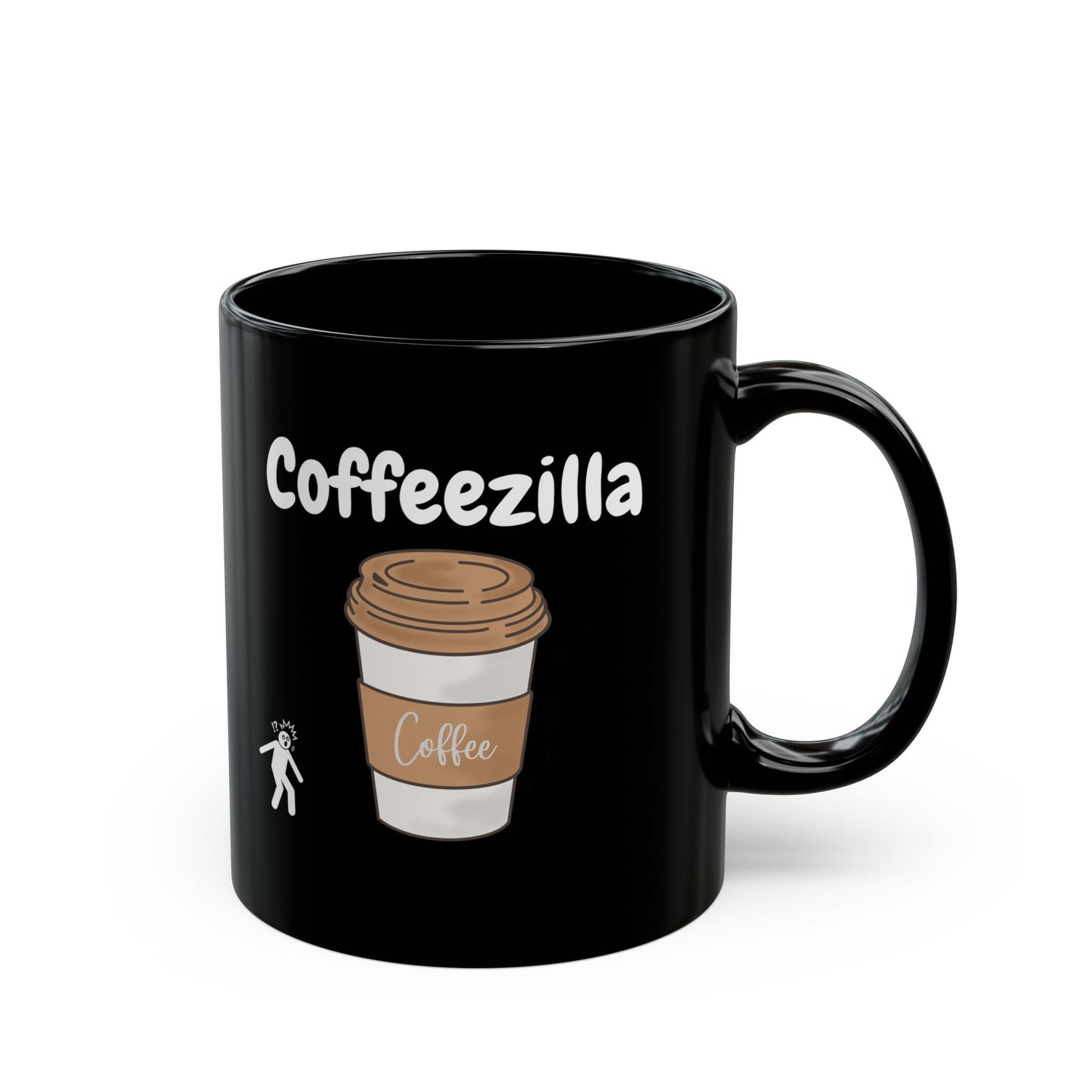 Coffeezilla Humor Mug - Fun 11oz & 15oz Coffee Cups