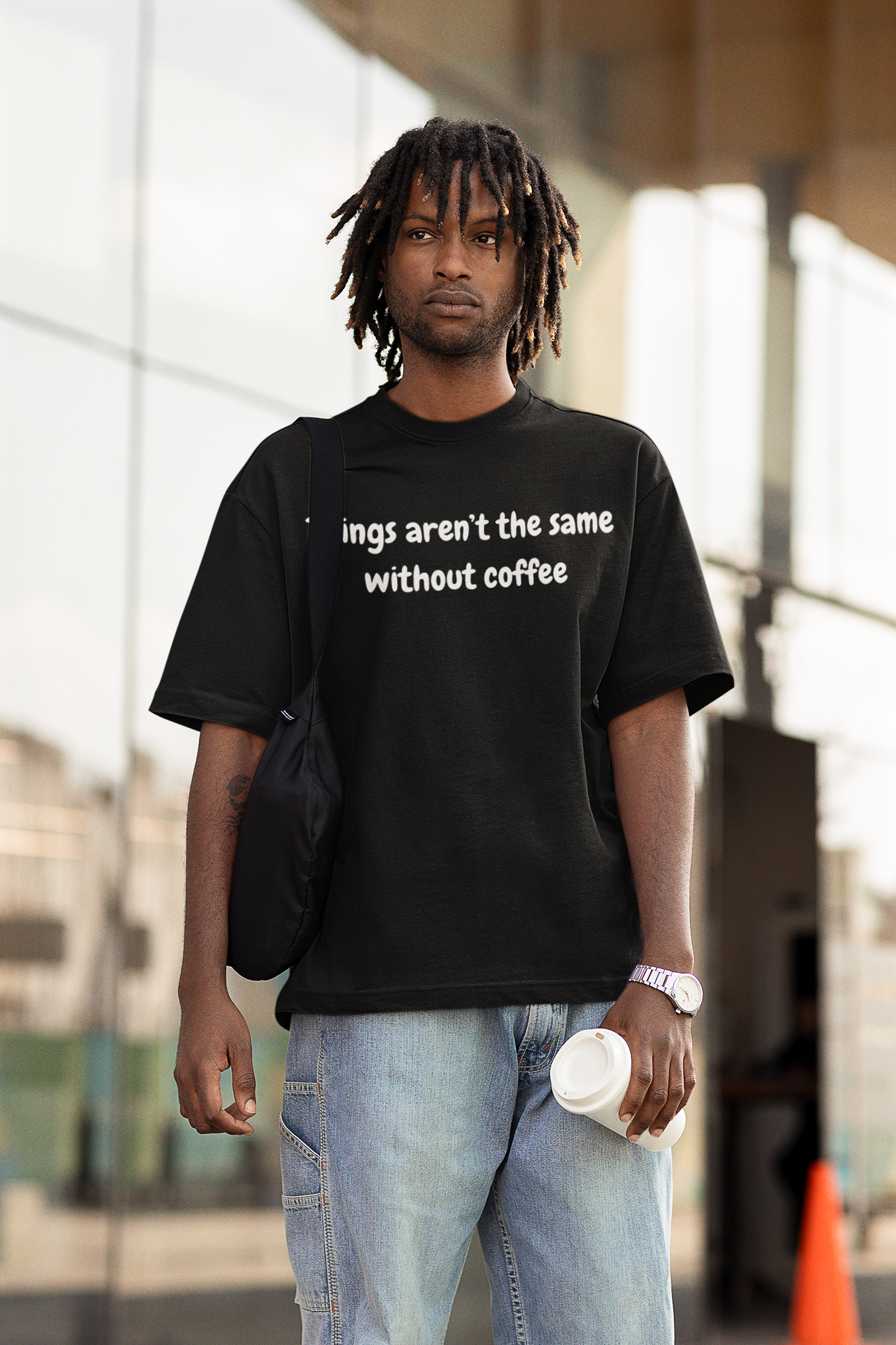 Coffee Lovers Unisex Jersey Tee: 'Things Aren't the Same Without Coffee'